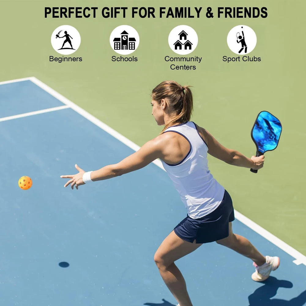 NEXORA Carbon Fiber Pickleball Paddle Set